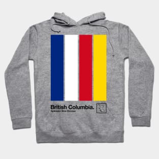 British Columbia // Original Minimalist Artwork Poster Design Hoodie